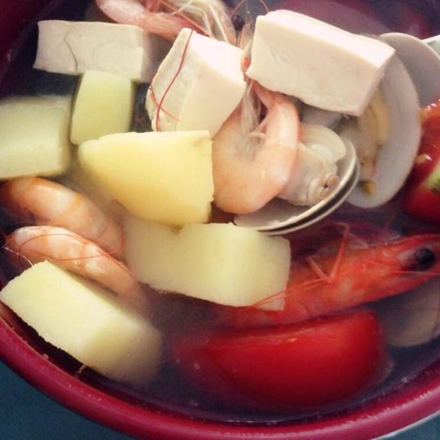 海鮮蔬菜湯的做法 步骤2