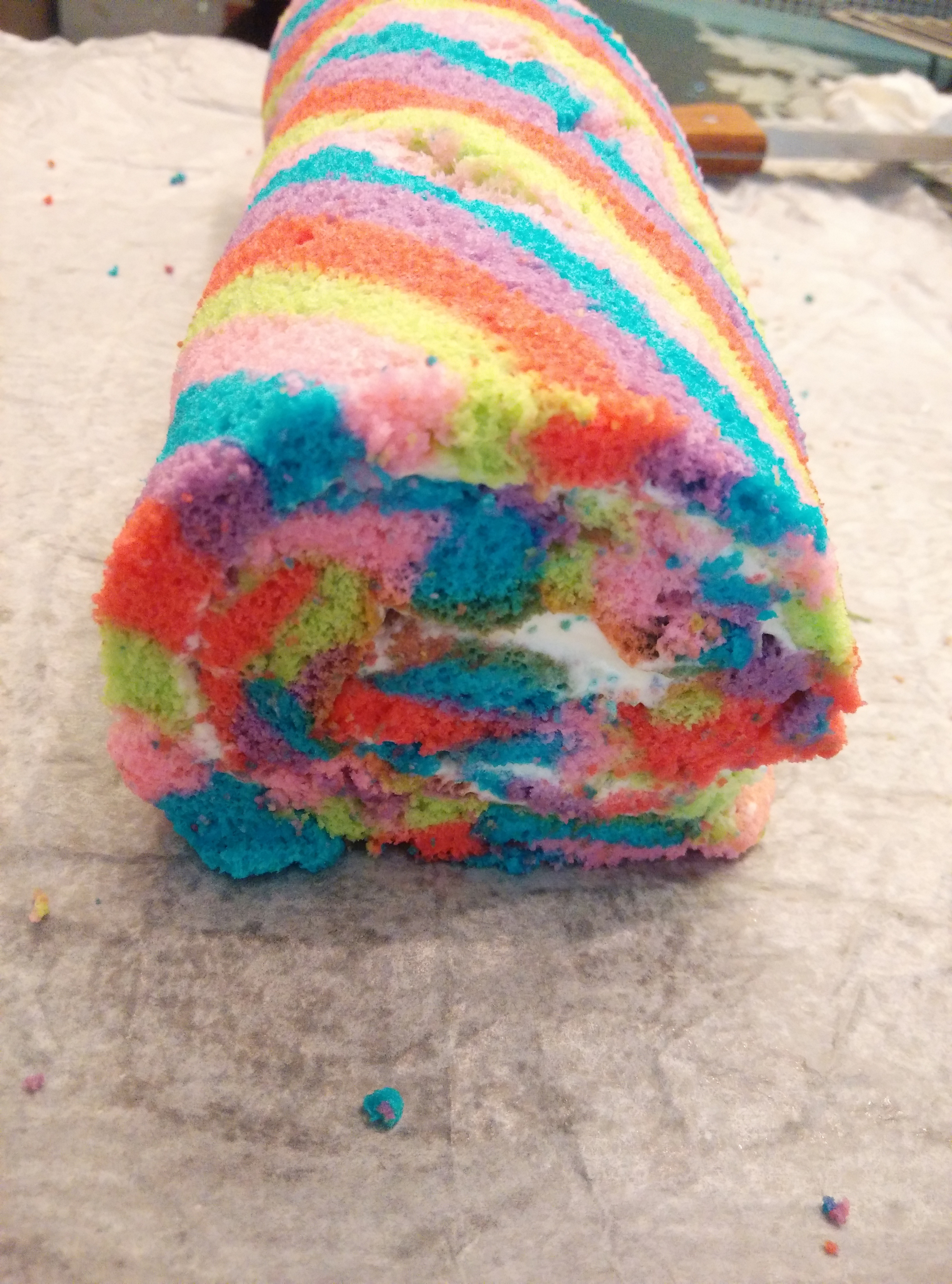 彩虹蛋糕卷的做法 步骤13