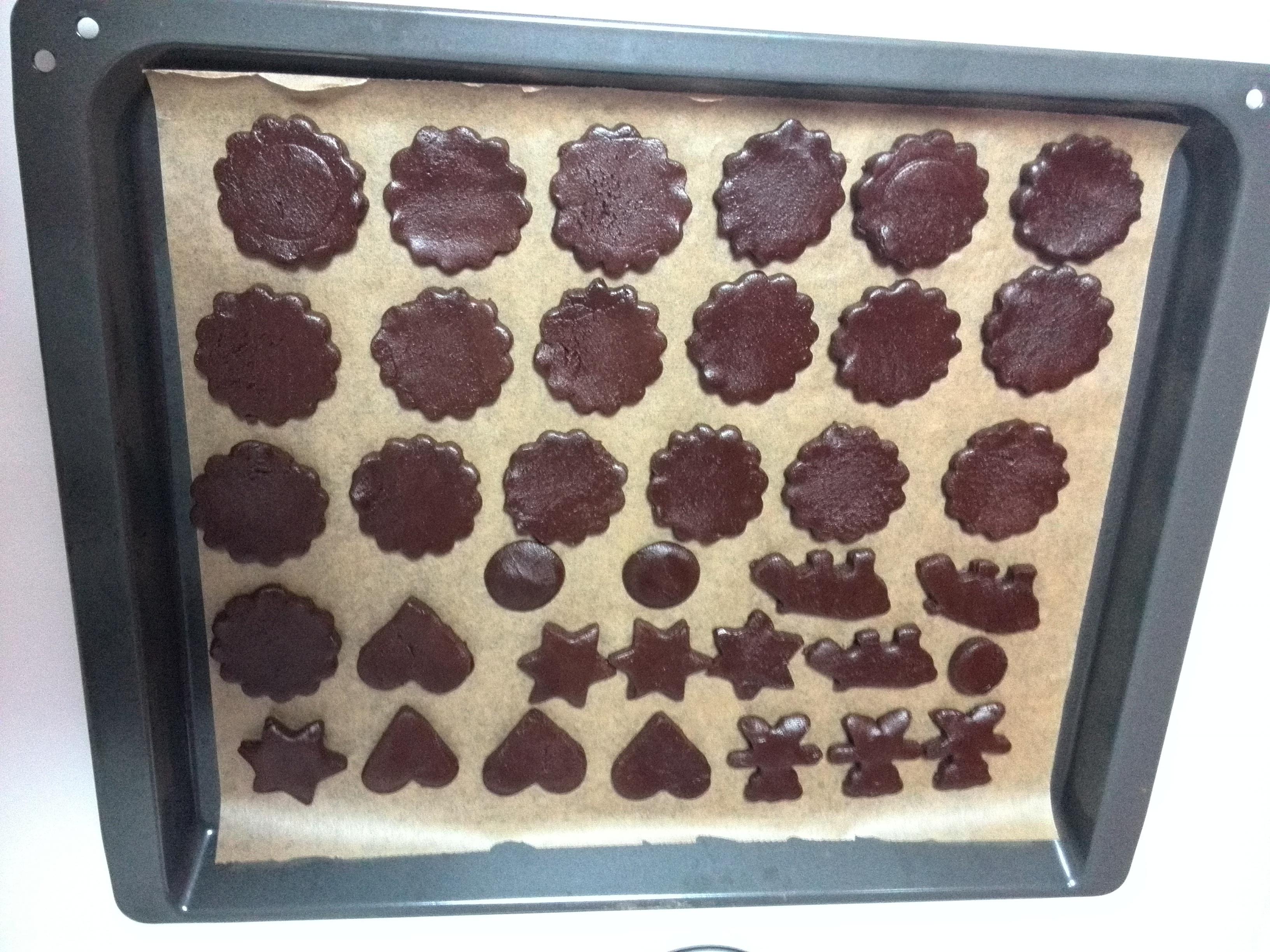 【超簡單】 巧克力餅干 很脆很好吃的做法 步骤8