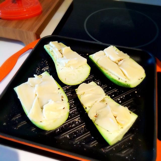 馬蘇里拉芝士烤葫蘆瓜的做法 步骤1