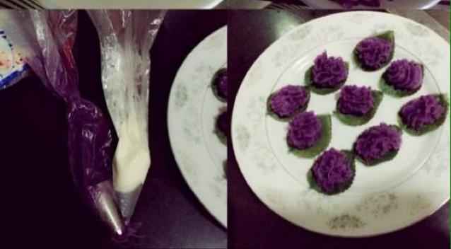 紫薯泥沙拉。的做法 步骤4