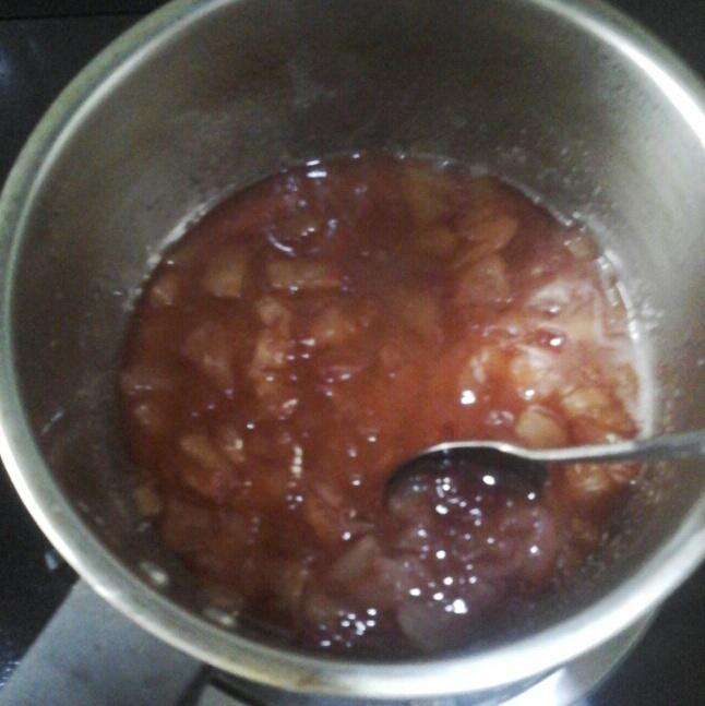 酸甜桃子醬的做法 步骤4