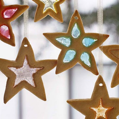 玻璃餅乾聖誕裝飾 Stained Glass Cookie Ornaments的做法 步骤3