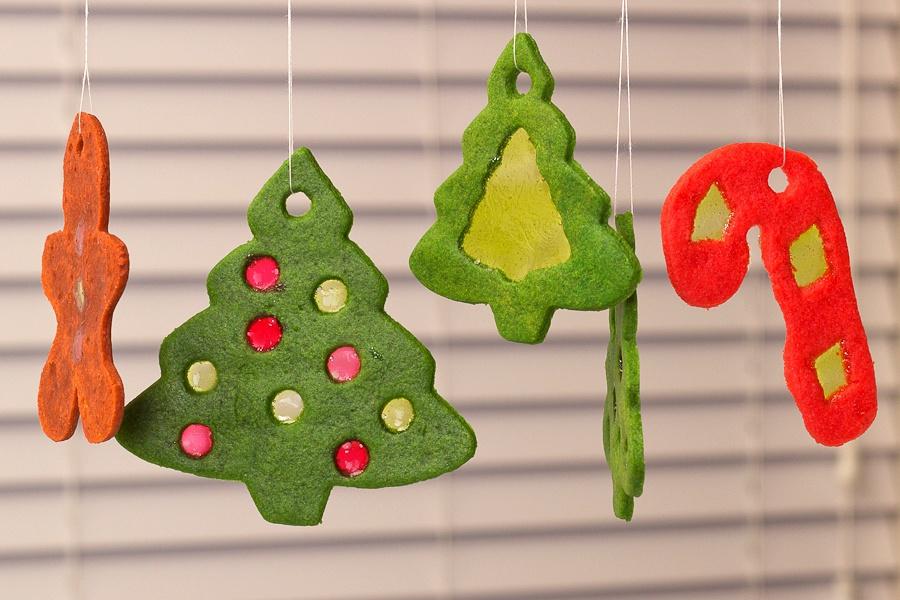 玻璃餅乾聖誕裝飾 Stained Glass Cookie Ornaments的做法 步骤5
