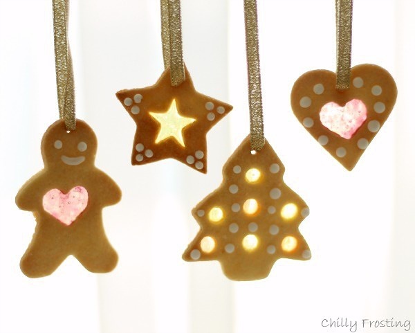 玻璃餅乾聖誕裝飾 Stained Glass Cookie Ornaments的做法 步骤10