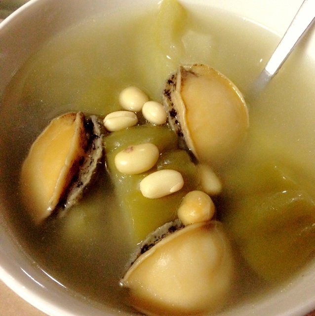 鮑魚黃豆苦瓜湯的做法 步骤8