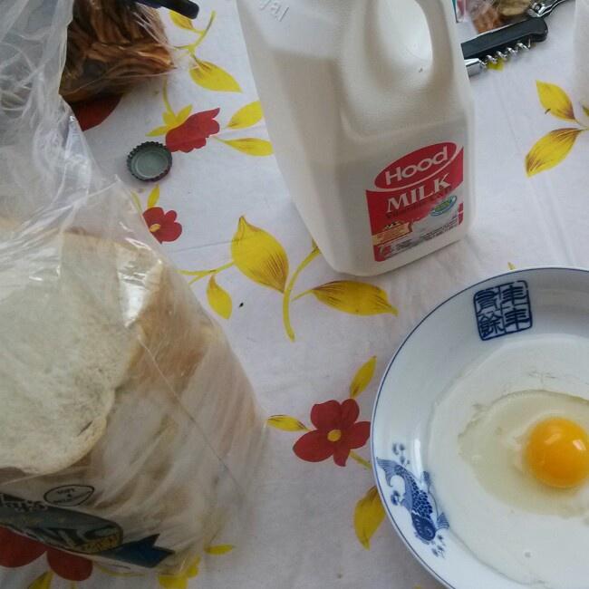 牛奶雞蛋土司的做法 步骤1