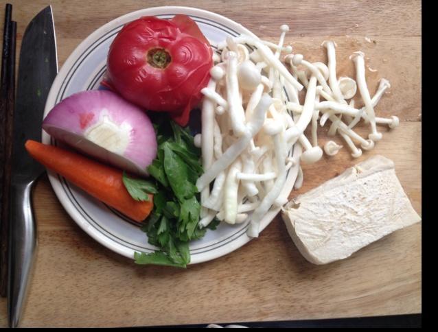 紅燴凍豆腐—我的輕素食（3）的做法 步骤1