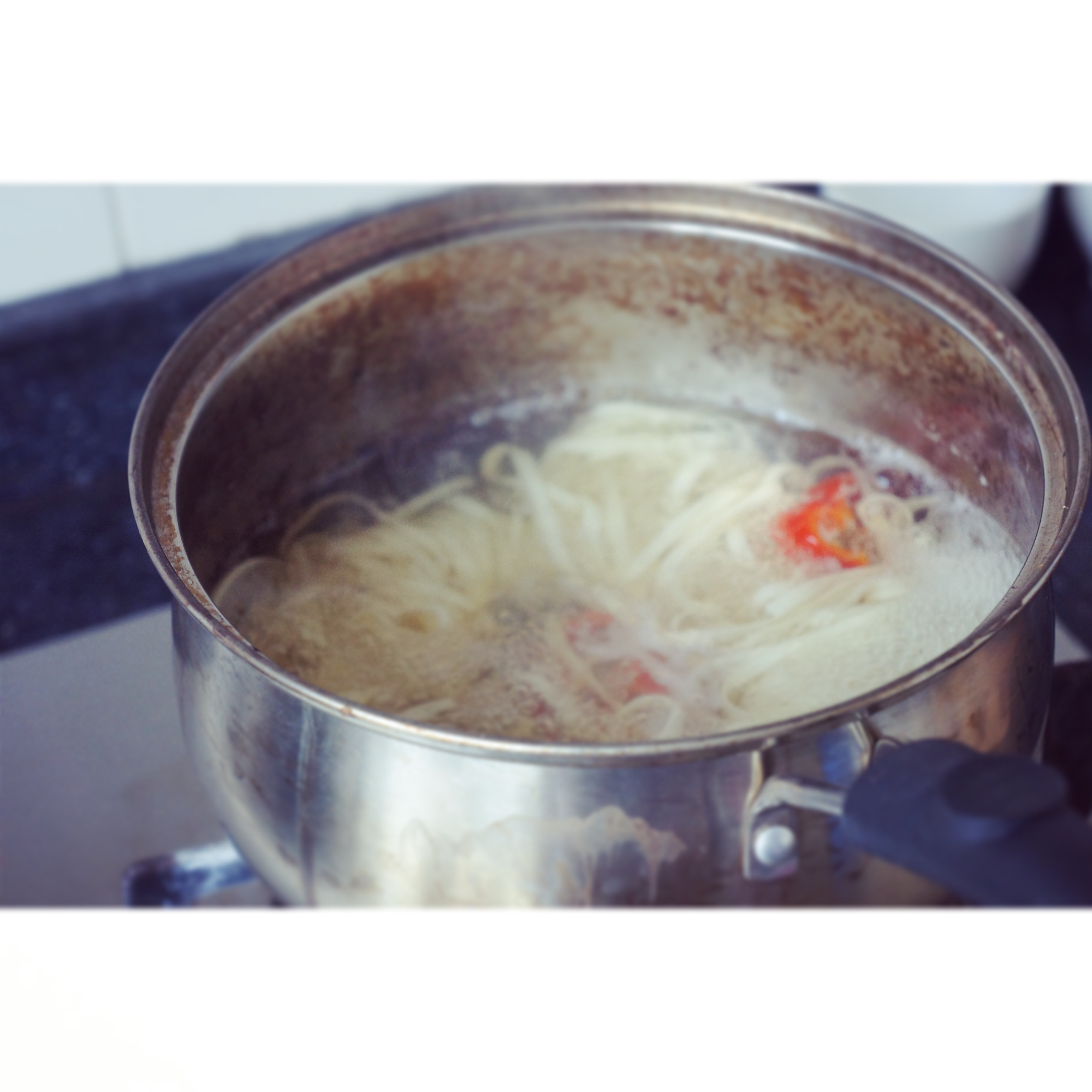 風味素湯面的做法 步骤5