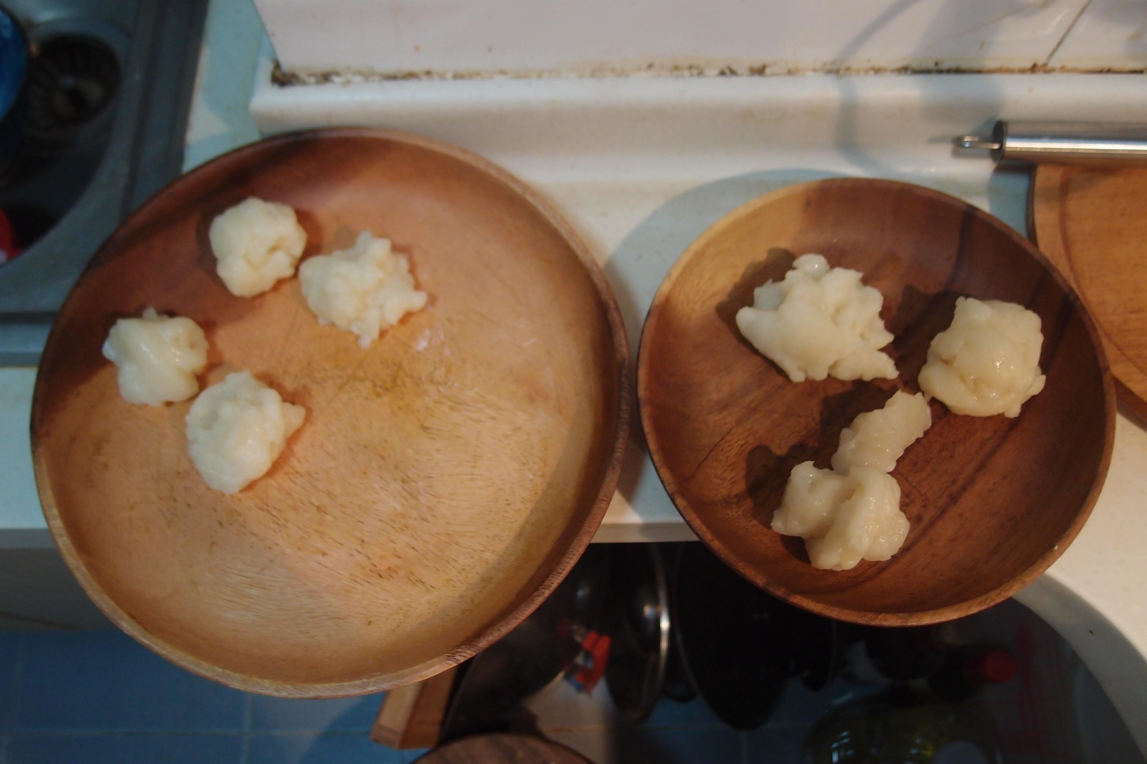 抹茶芸豆餡冰皮月餅（Snowy Moon Cakes with Matcha and White Kidney Bean Pas的做法 步骤7