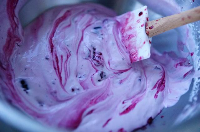 藍莓車厘子冰淇淋的做法 步骤6