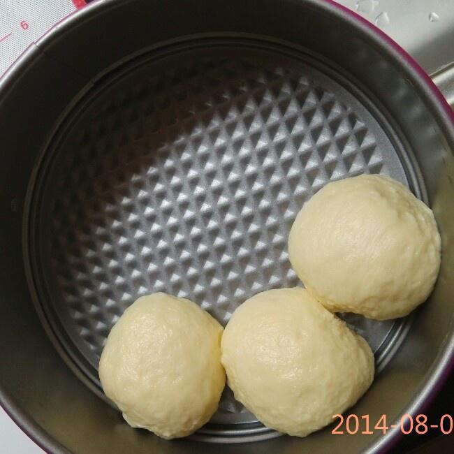 中種北海道花型面包的做法 步骤4