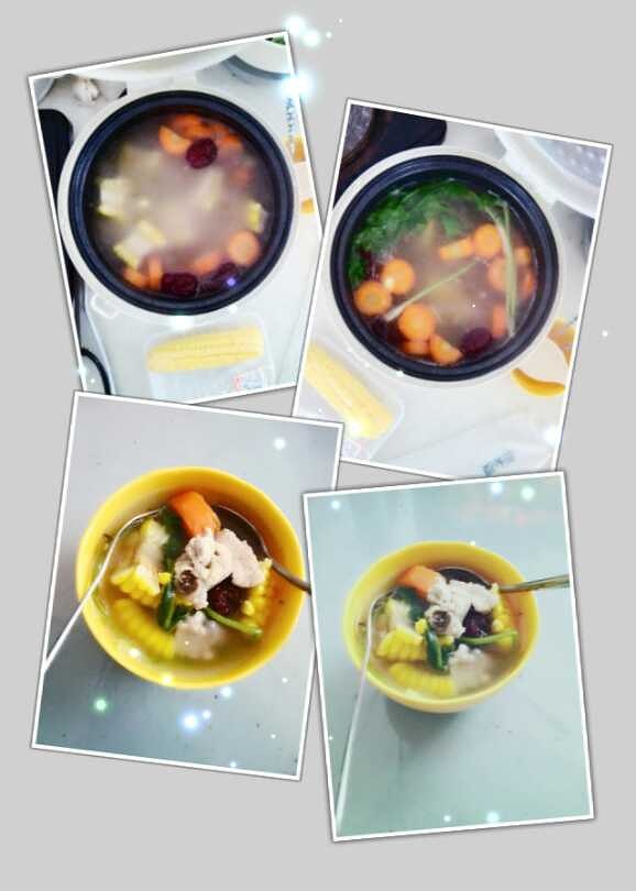 紅蘿卜玉米排骨湯的做法 步骤1