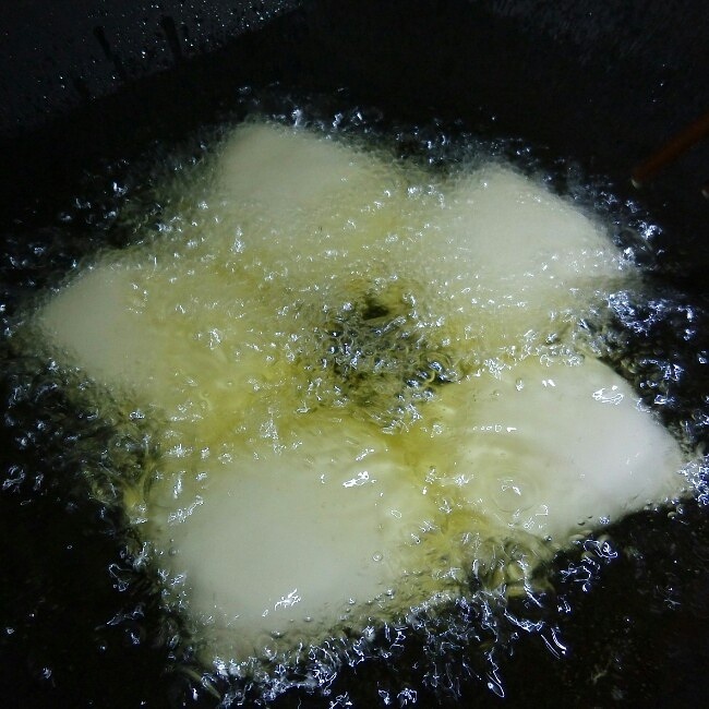 薯粉豆干釀生菜的做法 步骤1