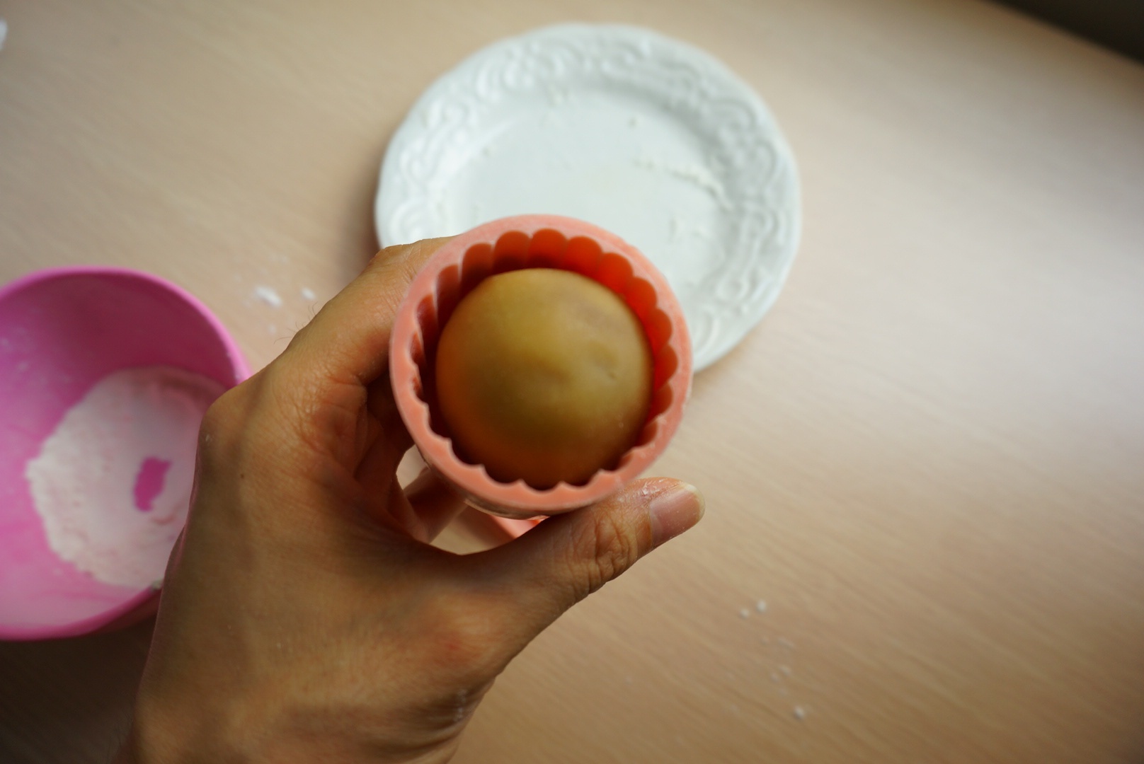 栗蓉蛋黃月餅的做法 步骤13
