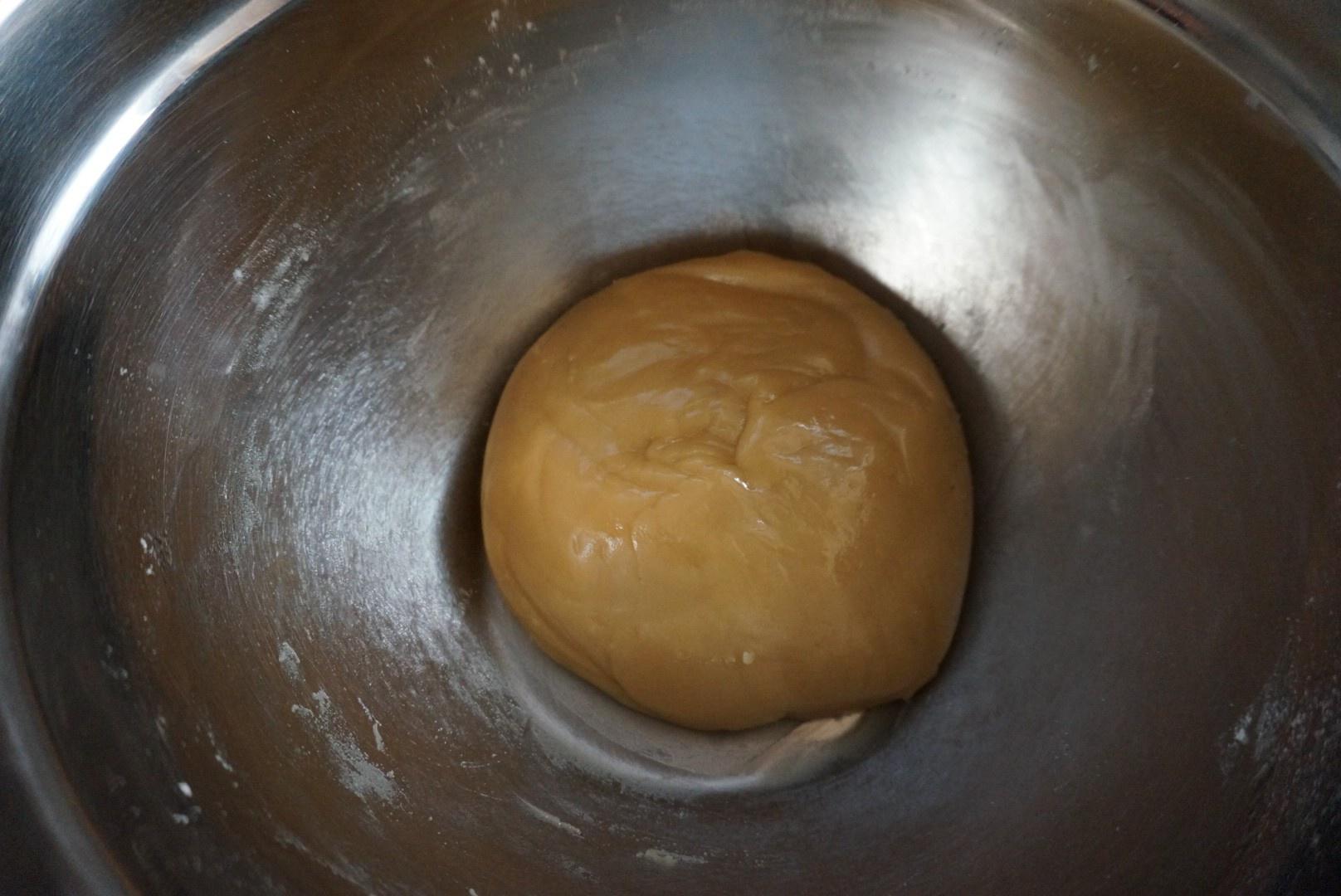 抹茶蜜豆月餅的做法 步骤6