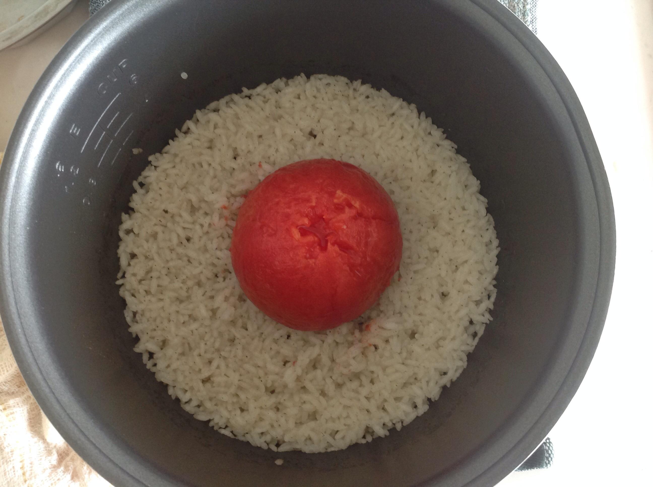 一個番茄飯的做法 步骤3