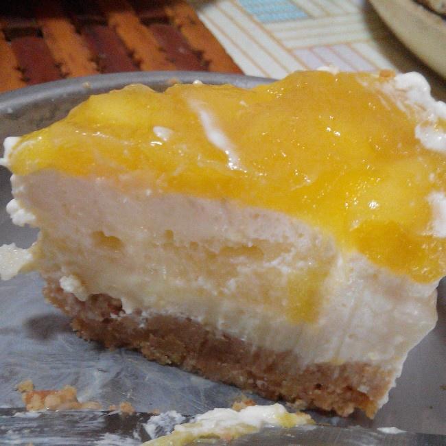 芒果檸檬芝士慕斯蛋糕的做法 步骤7