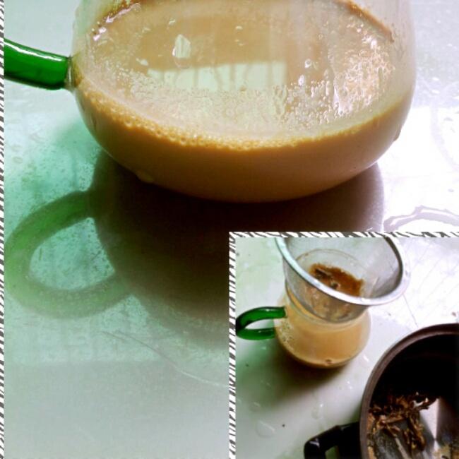 自制＃滇紅＃焦糖味奶茶的做法 步骤5