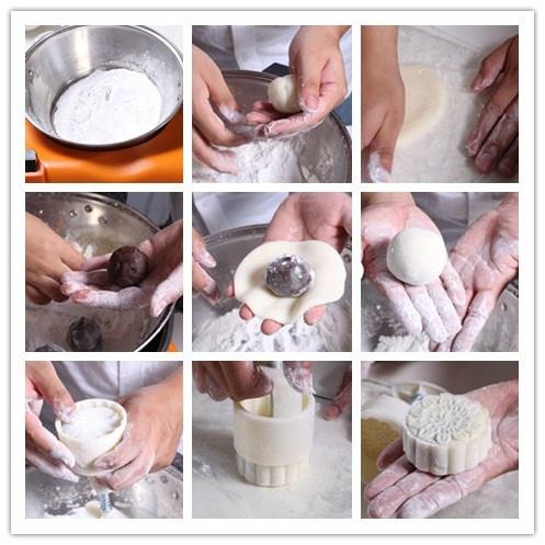 自動烹飪鍋簡單做冰皮月餅-捷賽私房菜的做法 步骤6