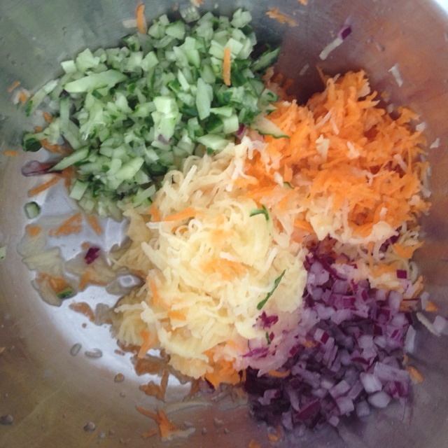 寶寶輔食之土豆胡蘿卜小餅的做法 步骤1