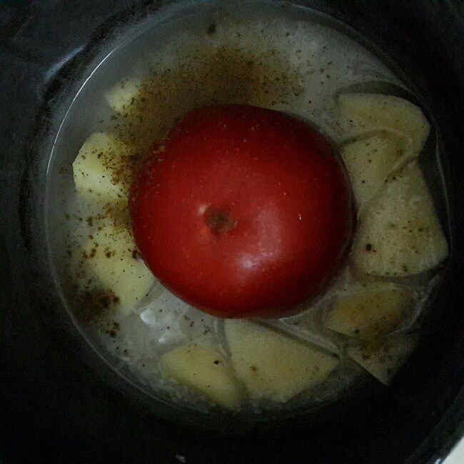 一整個番茄飯的做法 步骤4