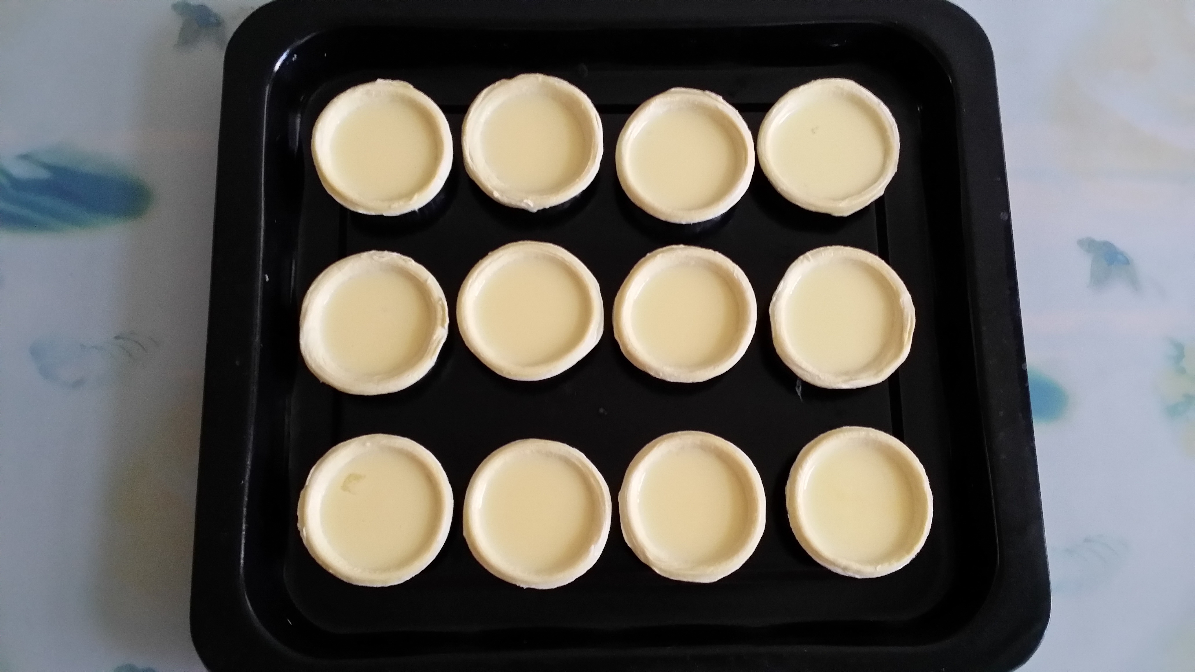 葡式蛋撻（速凍小撻皮）的做法 步骤5
