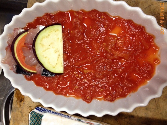 日式︰芝士茄子番茄烤鯖魚的做法 步骤8