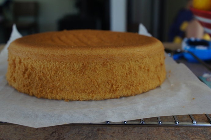 高筋面粉海綿蛋糕——Sponge Cake的做法 步骤6