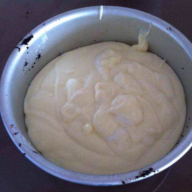 藍莓蘇芙蕾輕乳酪蛋糕的做法 步骤8