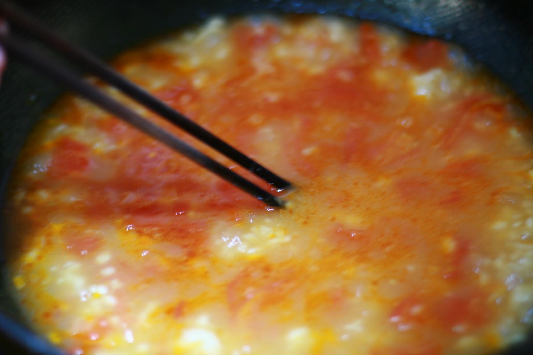 西紅柿雞蛋疙瘩湯的做法 步骤8