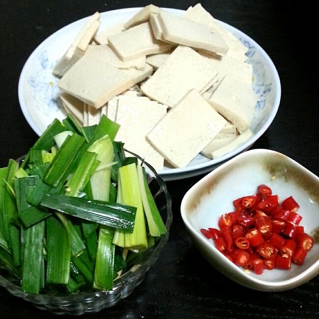 辣炒千葉豆腐的做法 步骤1