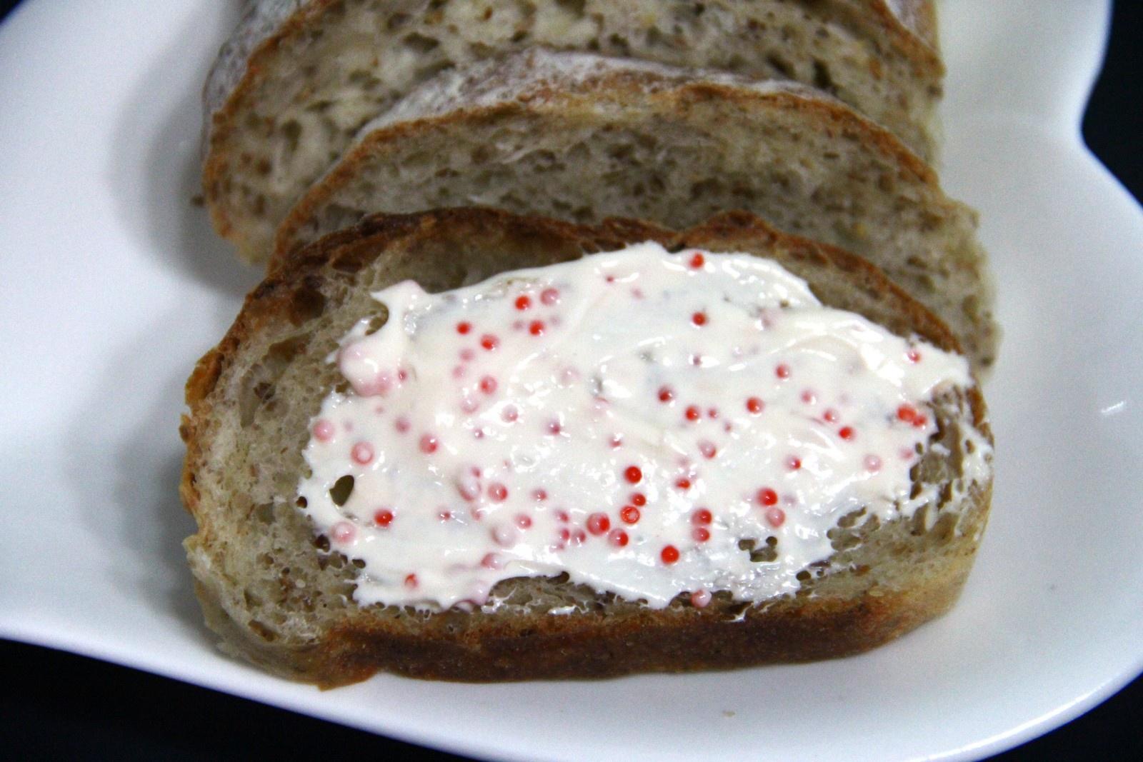 《昨日的美食》之明太子酸奶油抹醬和法國面包的做法 步骤6