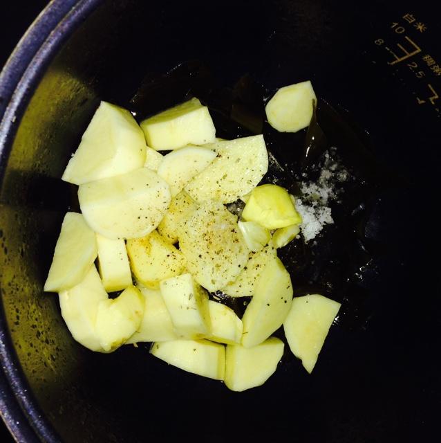 土豆海帶湯（電飯鍋版）的做法 步骤8