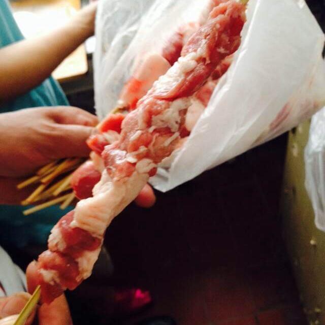 蒜香羊肉串（超簡便）的做法 步骤1