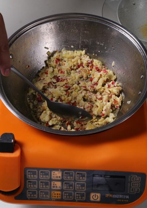 自動烹飪鍋簡單做剁椒雞蛋-捷賽私房菜的做法 步骤5