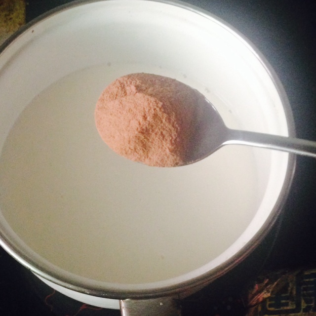 可可牛奶燕麥粥的做法 步骤2