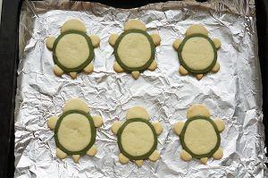 36個步驟圖做超喜感的烏龜餅干的做法 步骤29