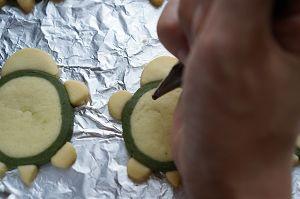 36個步驟圖做超喜感的烏龜餅干的做法 步骤30