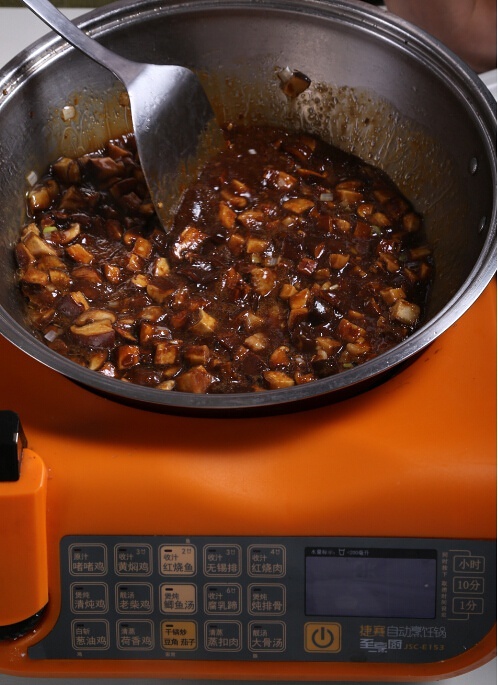 自動烹飪鍋簡單做香菇醬-捷賽私房菜的做法 步骤4