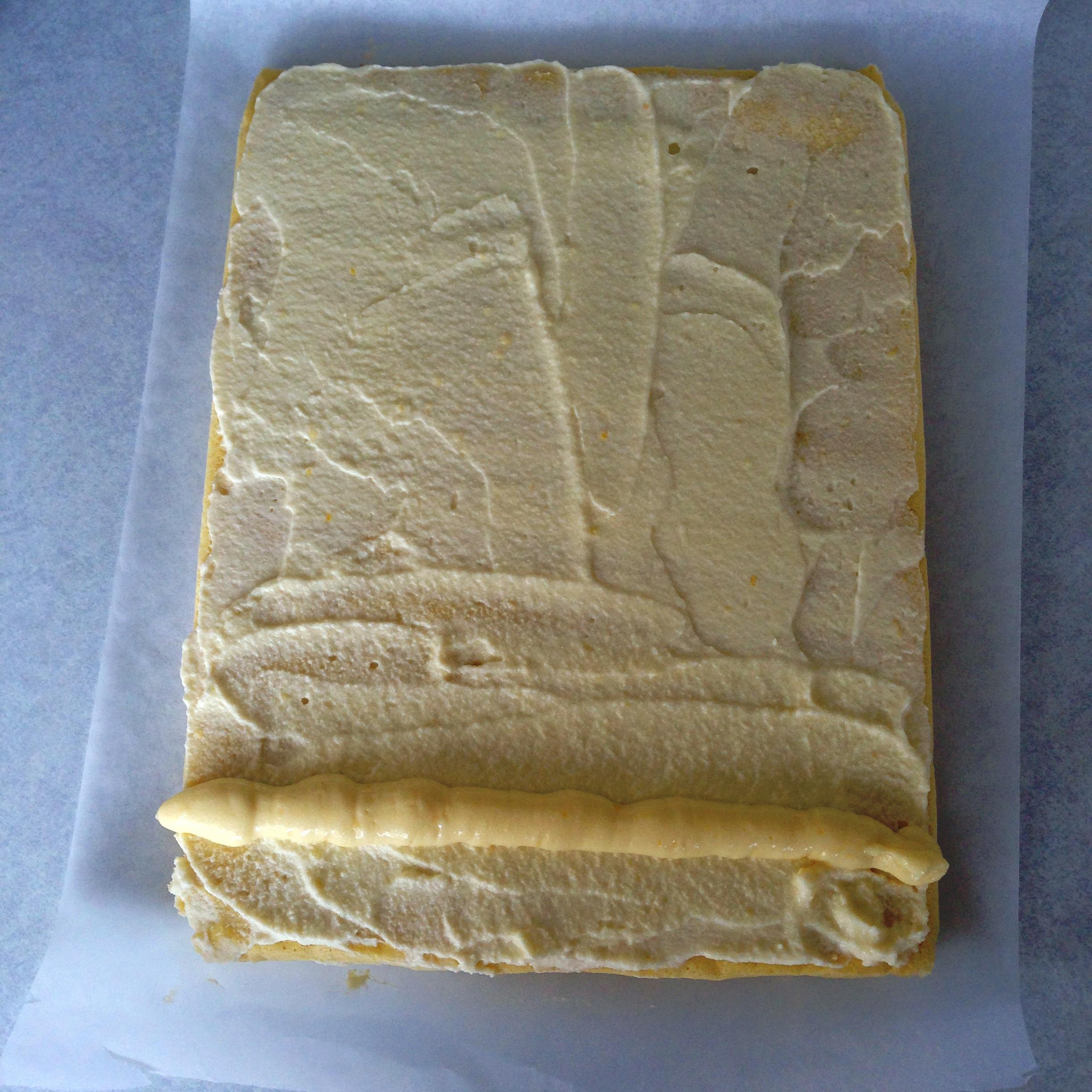 卡仕達蛋奶醬及鮮奶油蛋糕卷【小山進】的做法 步骤7