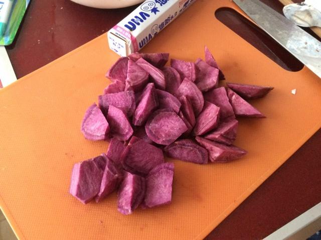 牛奶紫薯饅頭的做法 步骤2