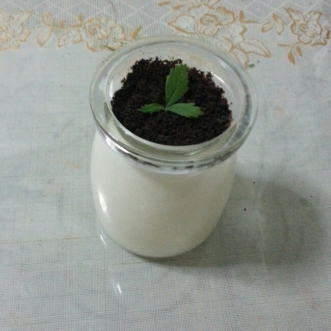 盆栽酸奶→_→布丁杯的做法 步骤2