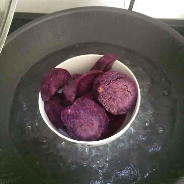 紫薯冰皮月餅(不粘版本）的做法 步骤1