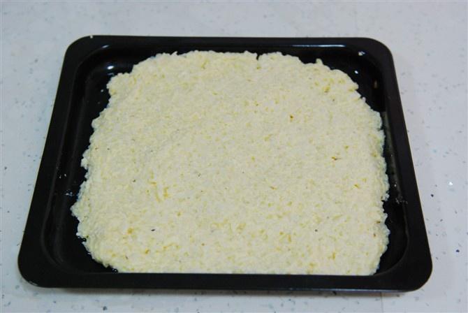 米飯和豆腐也能做pizza的做法 步骤3