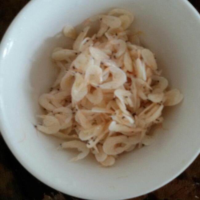 黃瓜雞蛋蝦米湯的做法 步骤3