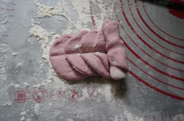 紫薯玫瑰饅頭的做法 步骤6