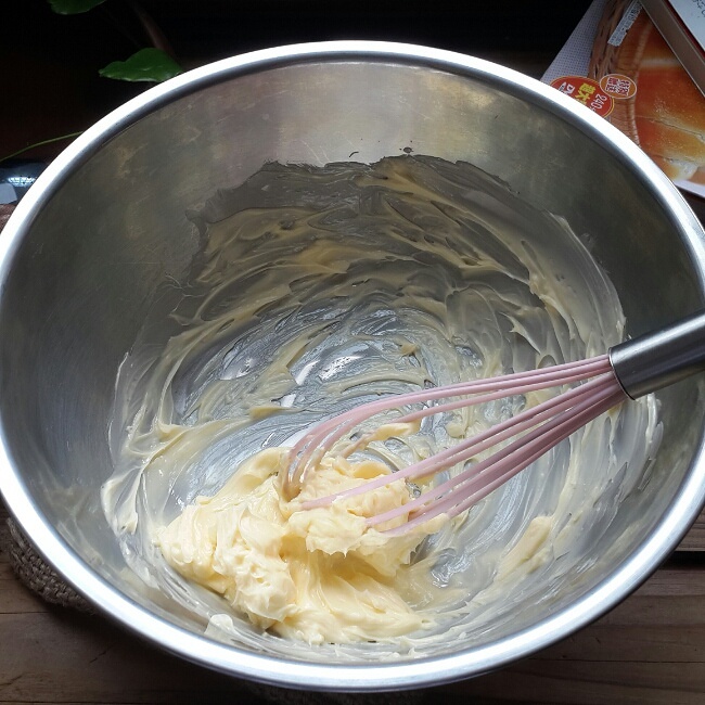 彩色麻糬可可磅蛋糕的做法 步骤5