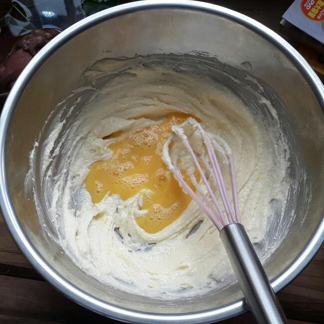 彩色麻糬可可磅蛋糕的做法 步骤7