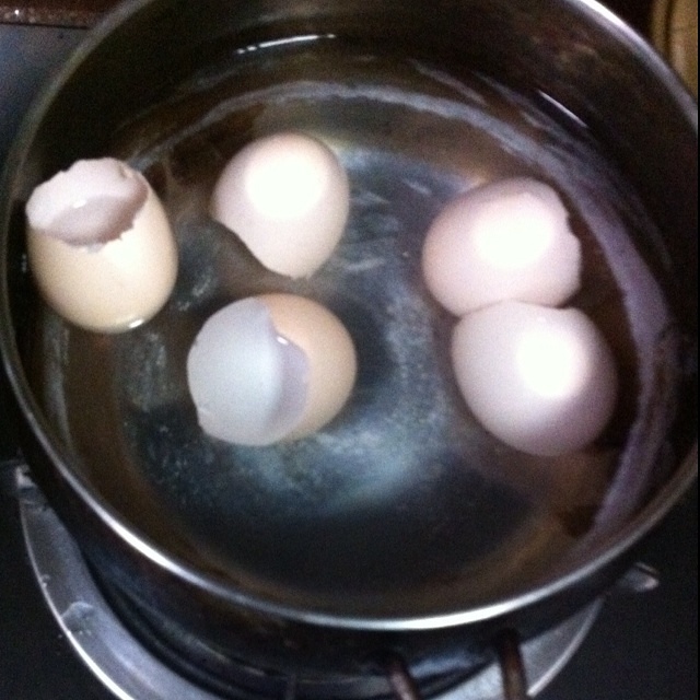 蛋殼布丁的做法 步骤3